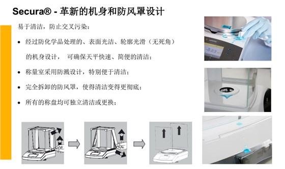 賽多利斯secura系列電子天平特性