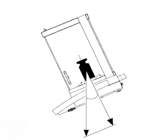 電子天平傾斜