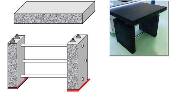 全大理石天平防震臺安裝步驟1